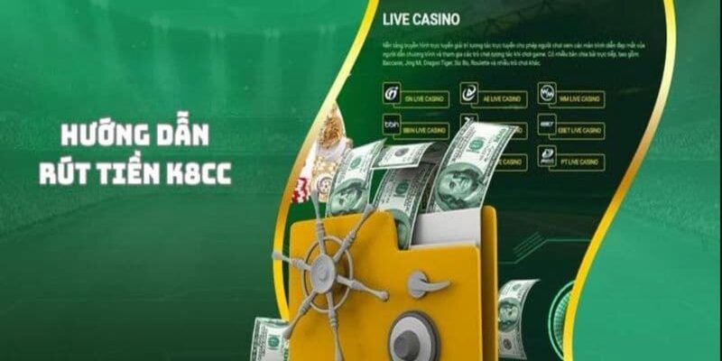 Hướng dẫn chi tiết từ A - Z quy trình rút tiền tại nhà cái K8CC