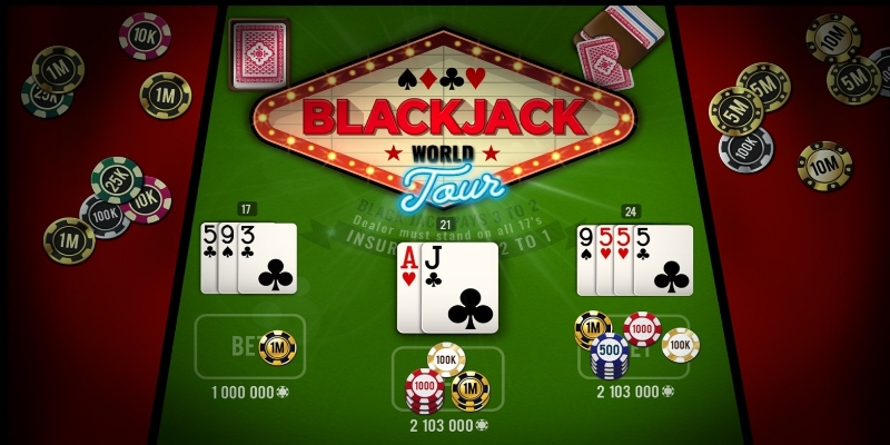 Giới thiệu luật chơi chi tiết  trong bài Blackjack