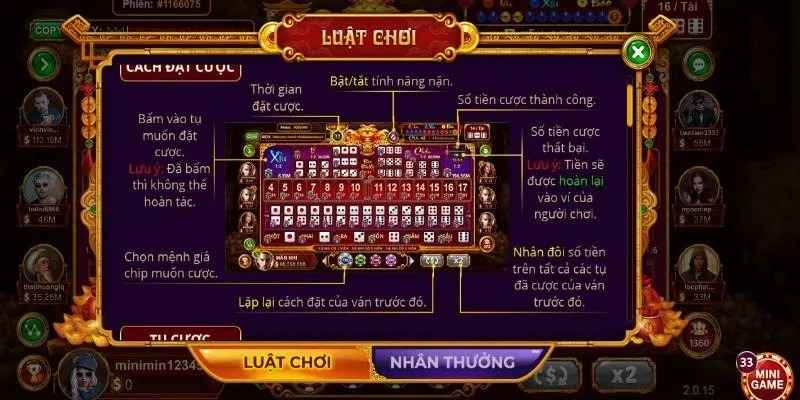 Cách chơi sicbo tài phú cơ bản cho người mới bắt đầu