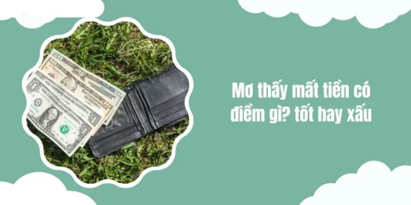 Mơ thấy mất tiền là điềm báo gì mọi người cần nắm?