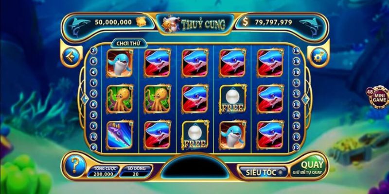 Mini-game thú vị trong nổ hũ thuỷ cung