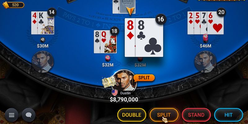 Chiến thuật chơi game blackjack online giúp bet thủ bất bại